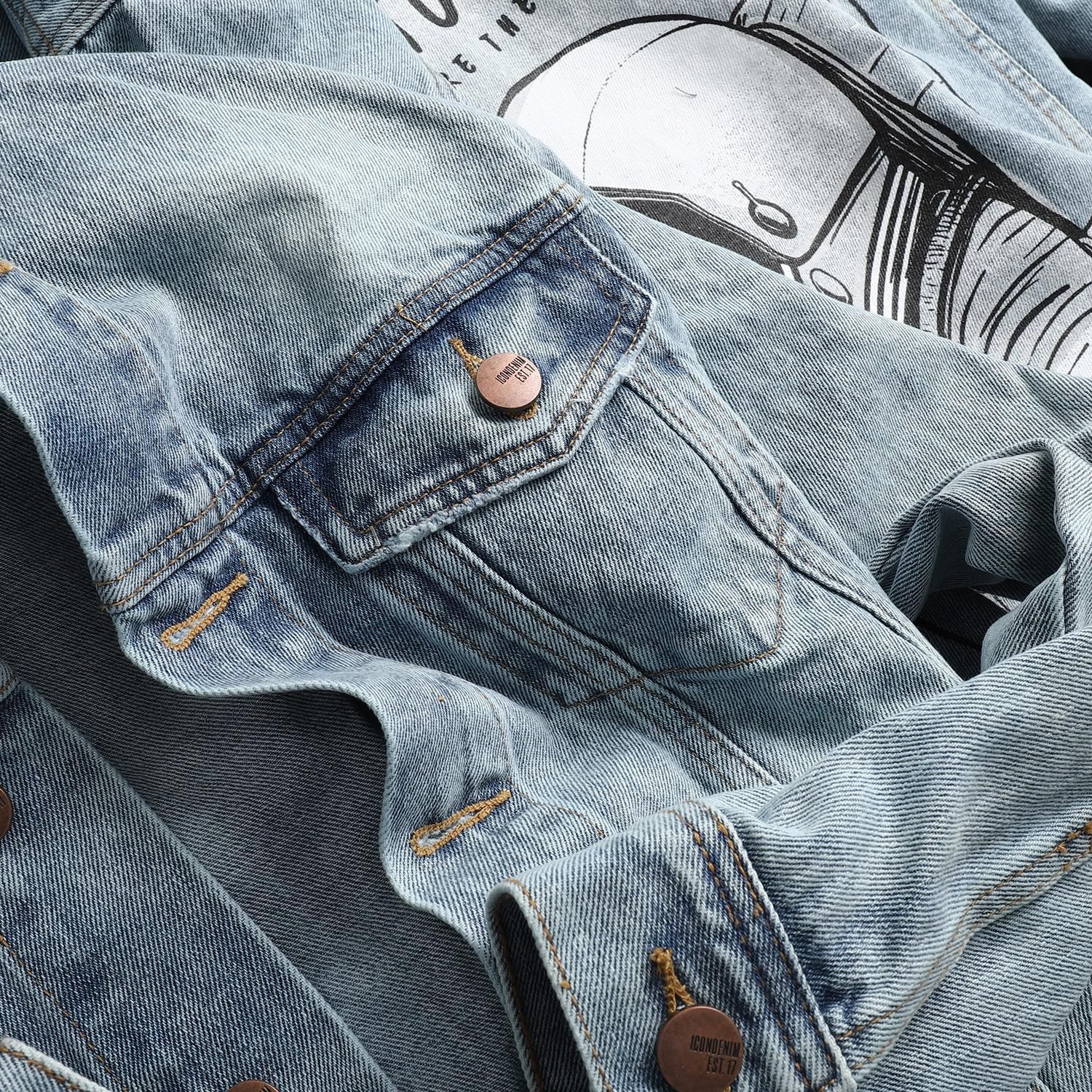 Áo khoác jean ICON DENIM Fly To Space