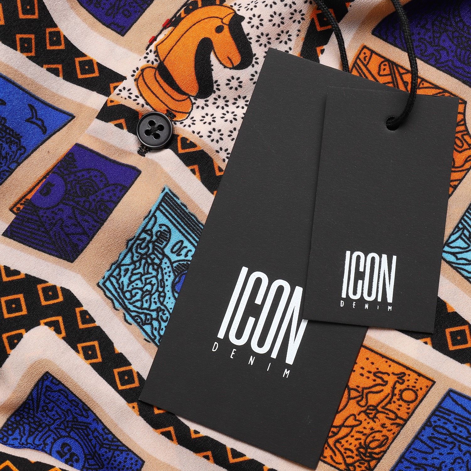Áo sơmi ICON DENIM họa tiết (TN)