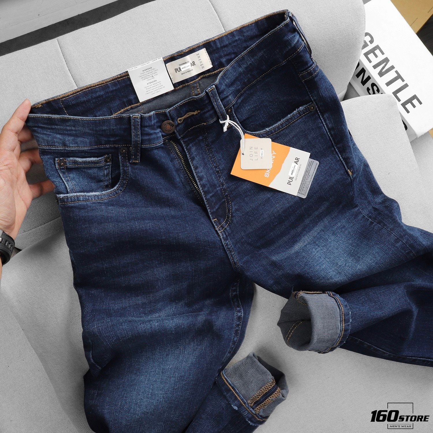 Quần Jean P.B Dark Blue Skinny