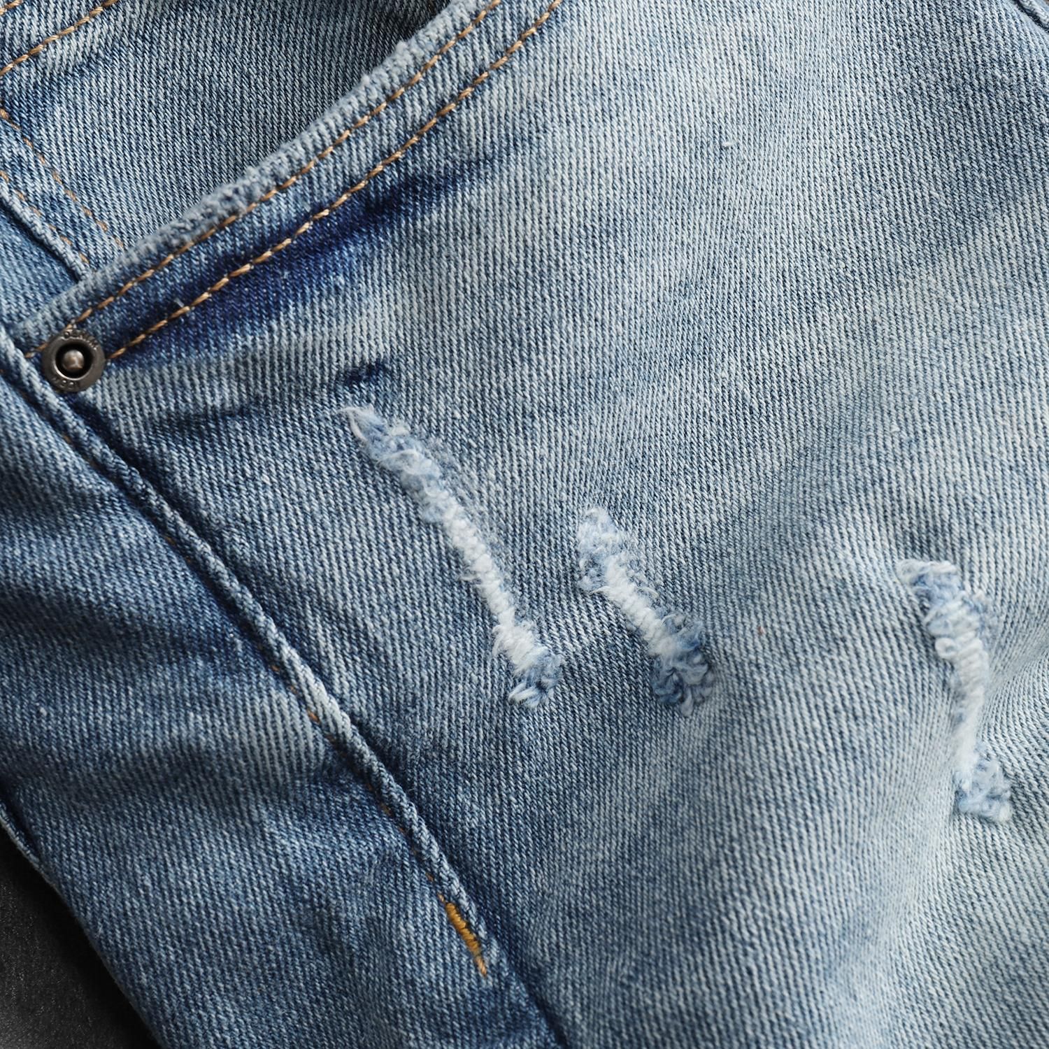 Quần jean ICON DENIM ripped slim fit