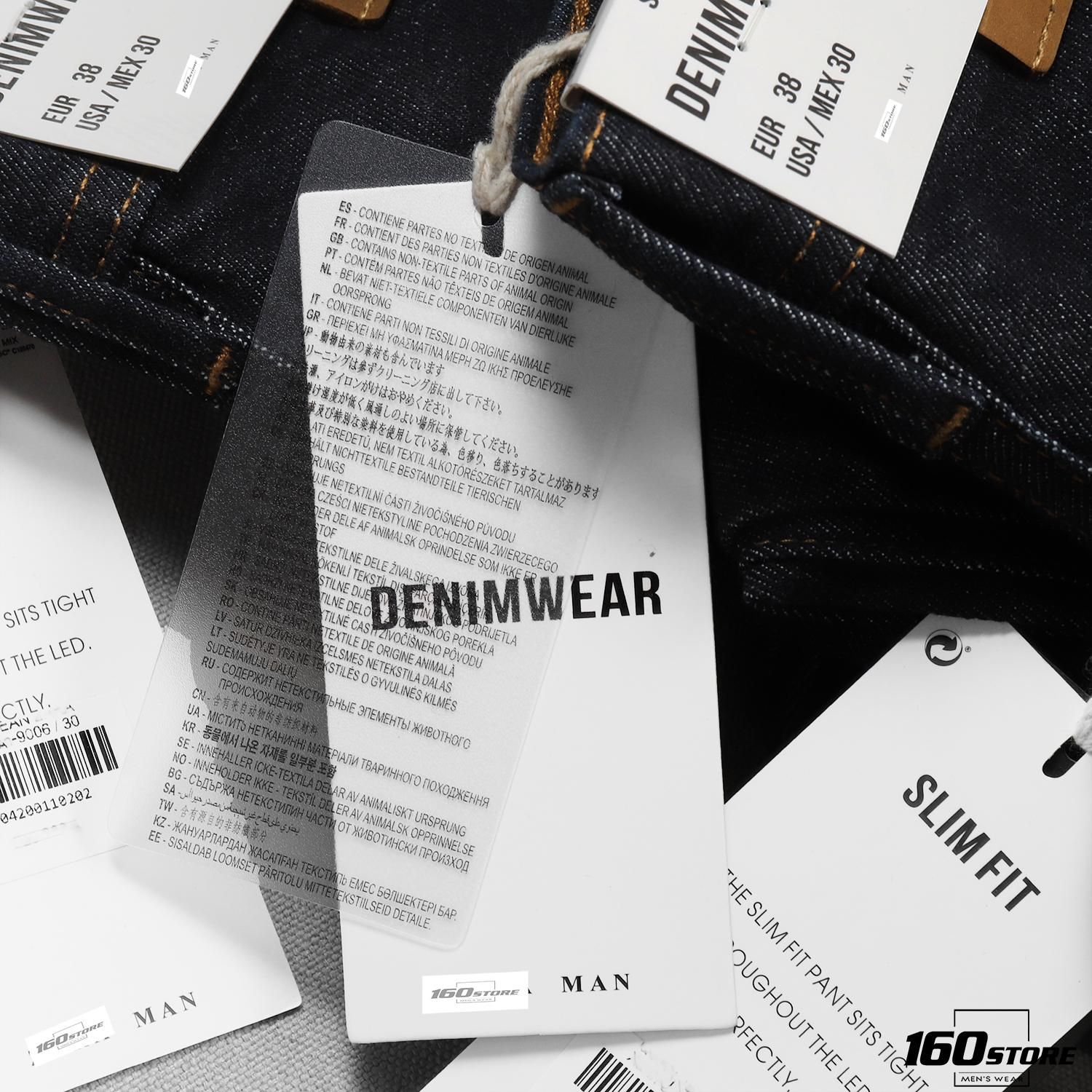 Quần jean ZRA dark blue slim fit