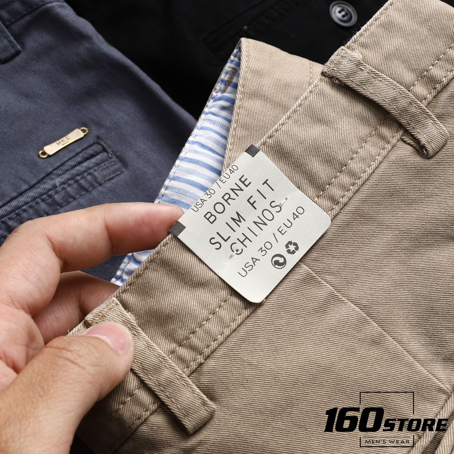 Quần kaki M.N.G borne slim fit