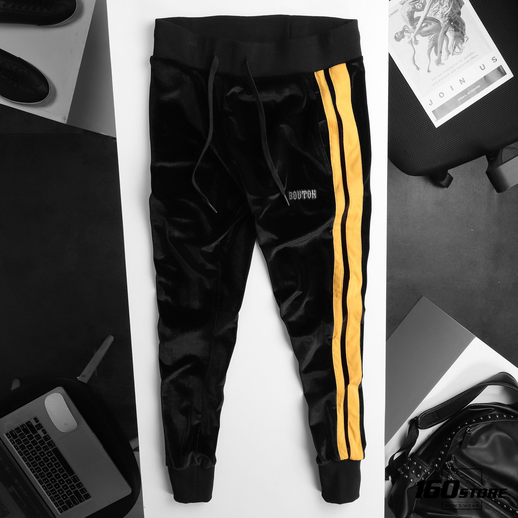 Quần Jogger BOUTON nhung