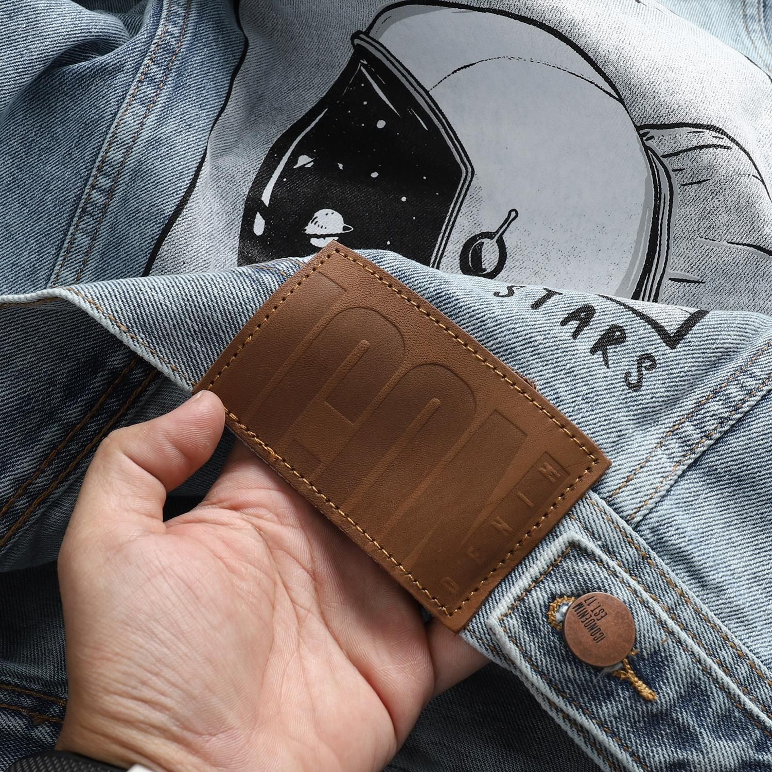 Áo khoác jean ICON DENIM Fly To Space