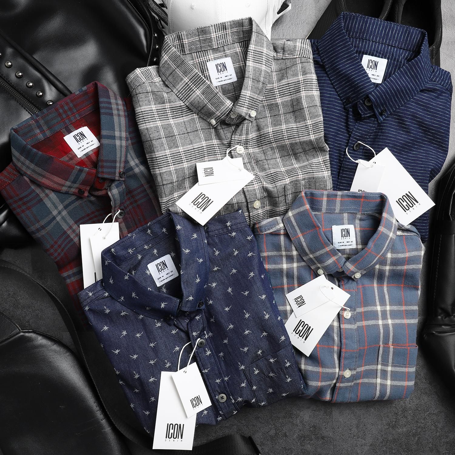 Áo sơmi ICON DENIM flannel (TN) v1