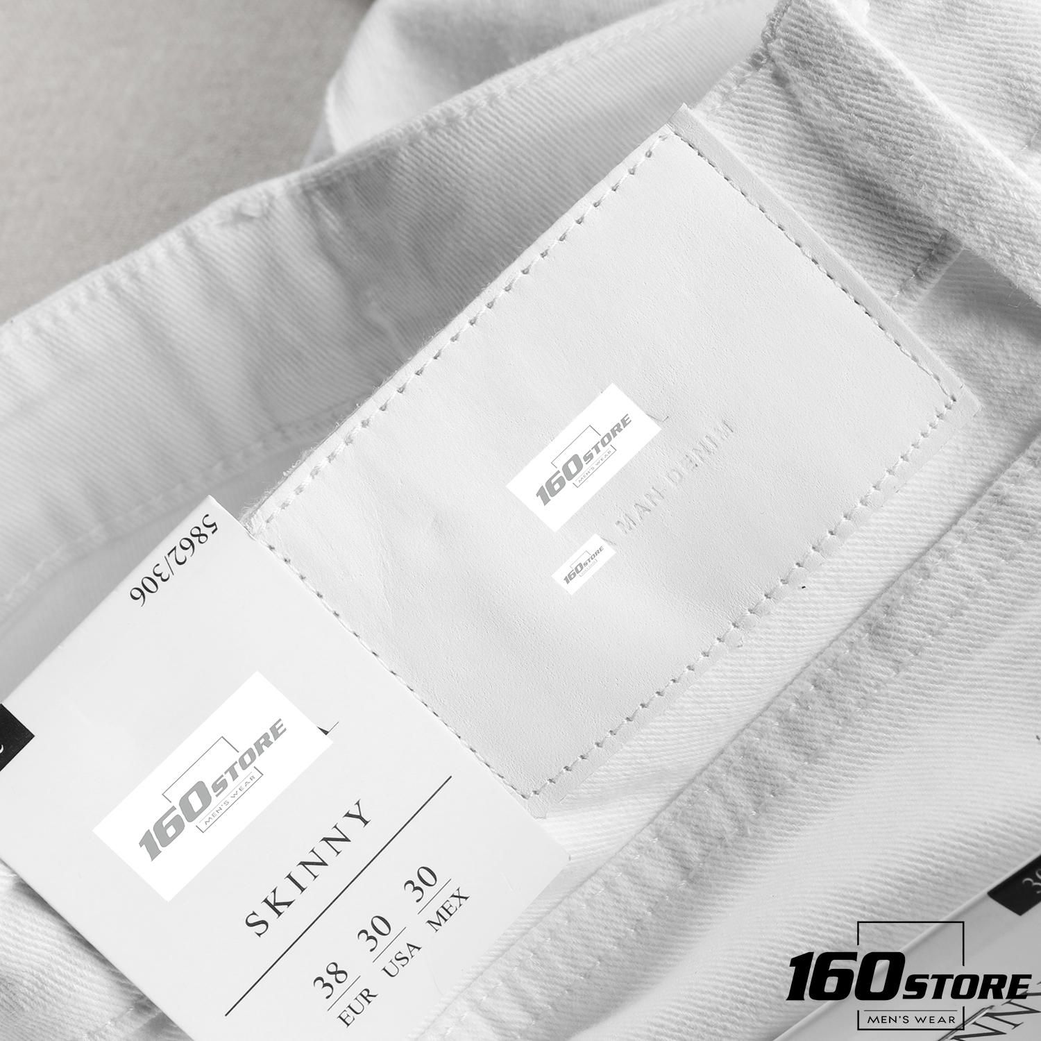 Quần jean ZRA white skinny
