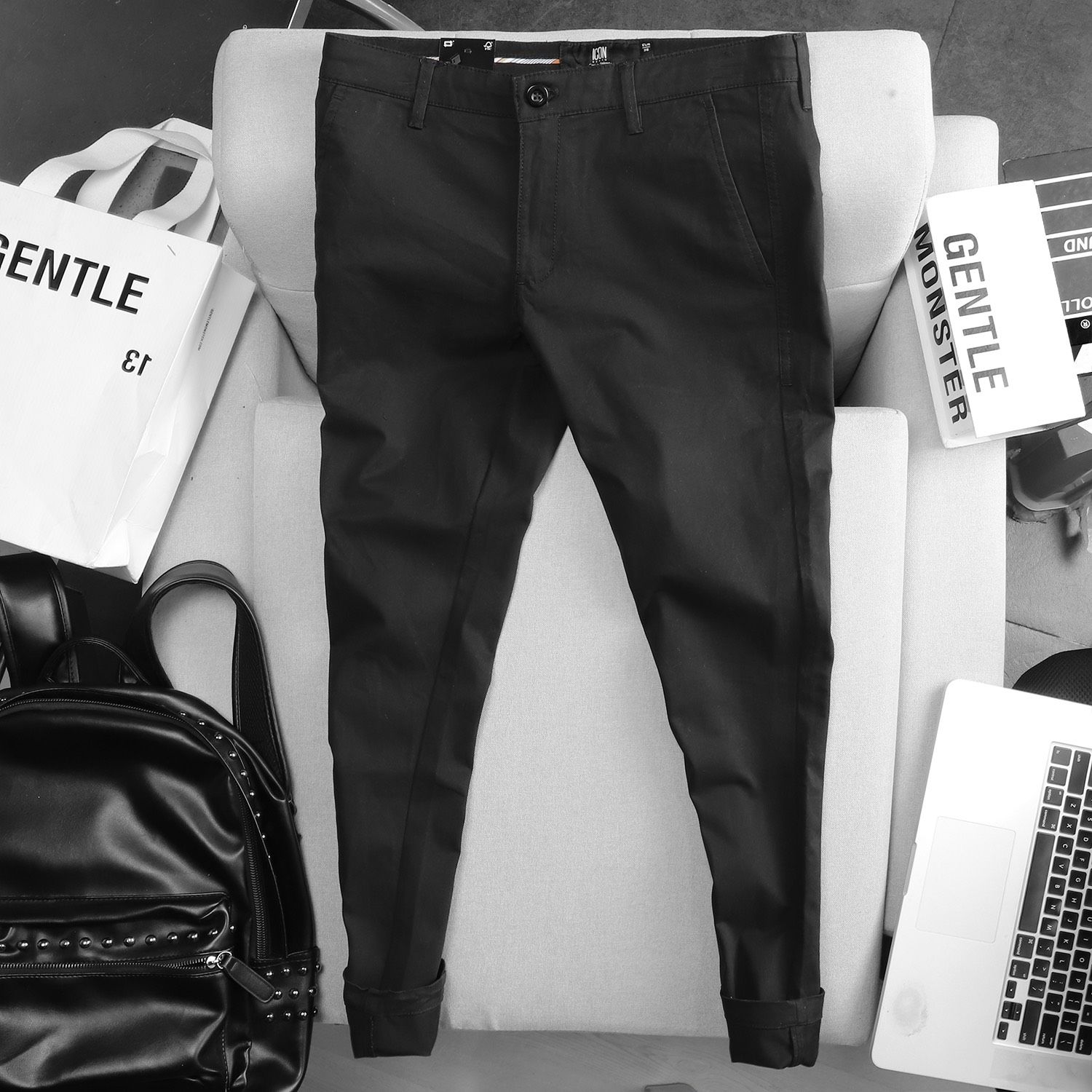 Quần kaki ICON DENIM slim ss20