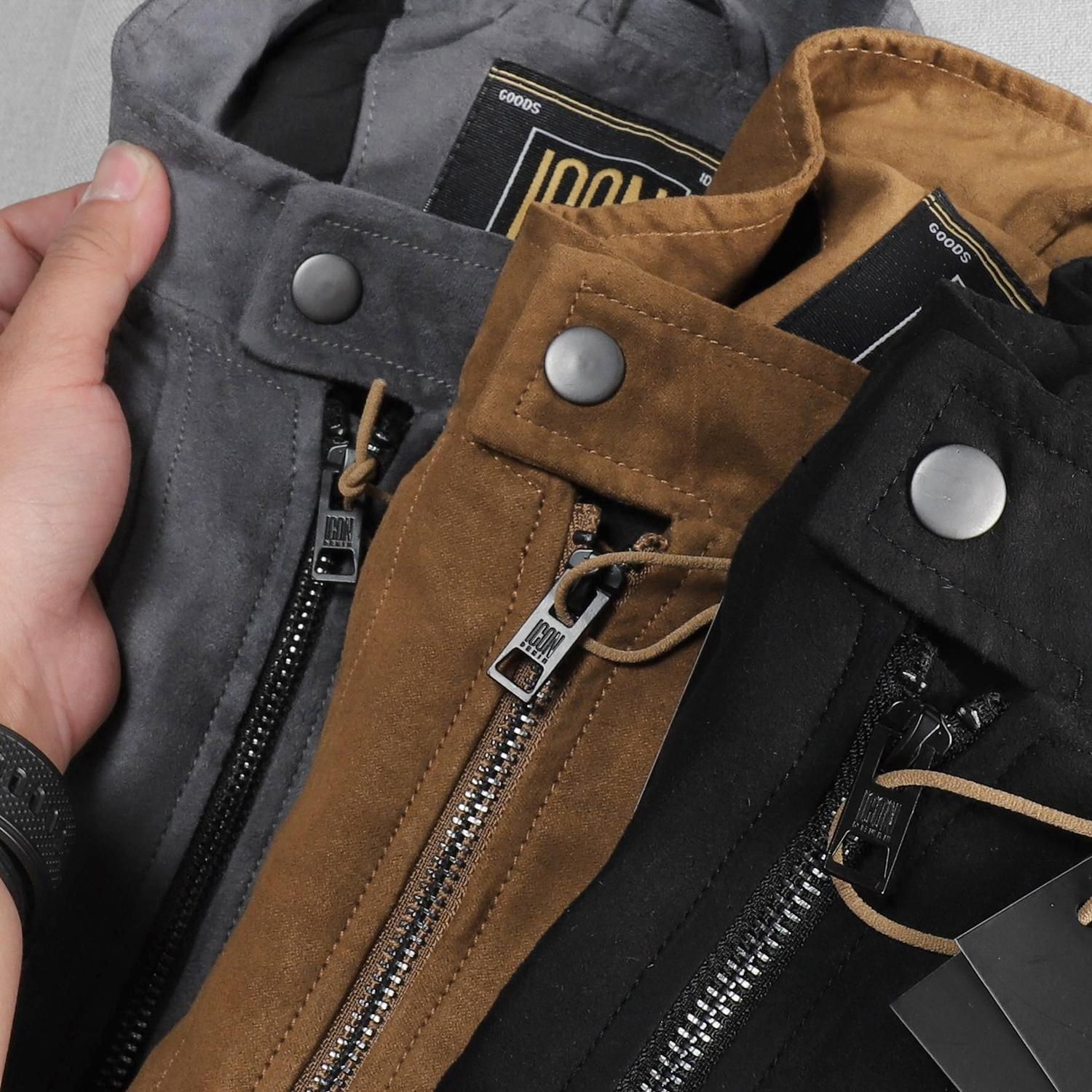 Áo khoác ICON DENIM da lộn