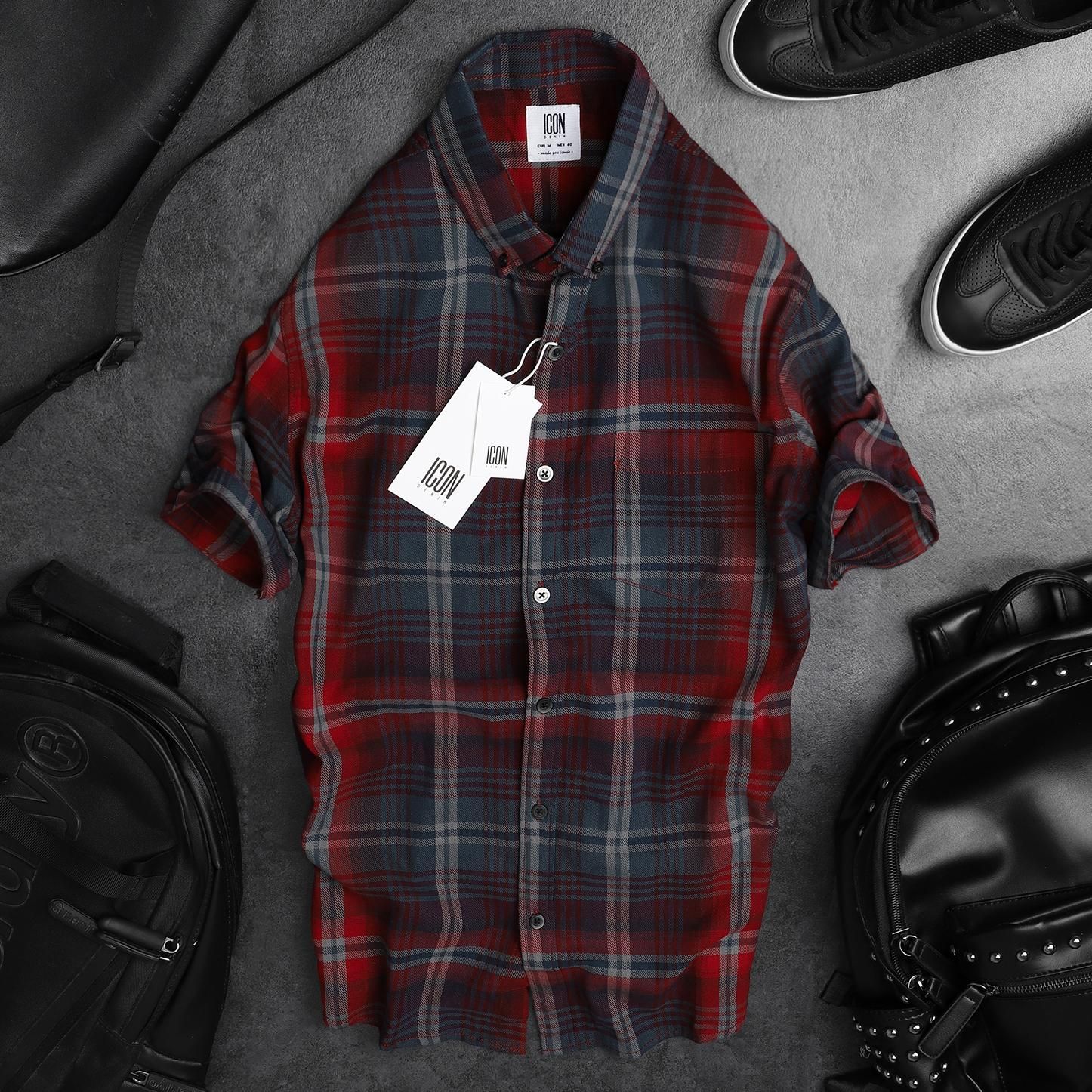 Áo sơmi ICON DENIM flannel (TN) v1