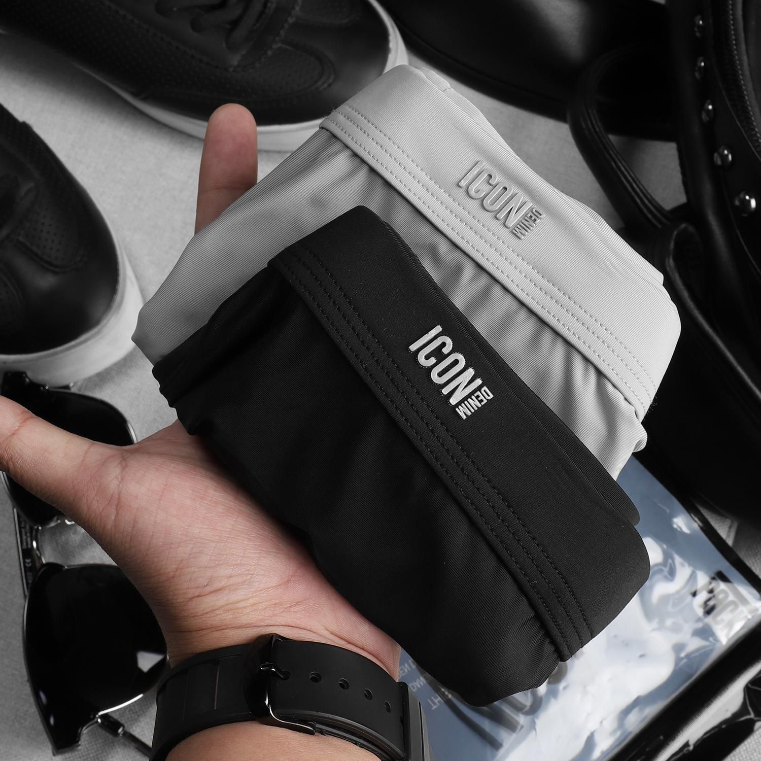 Boxer ICON DENIM Black - Gray