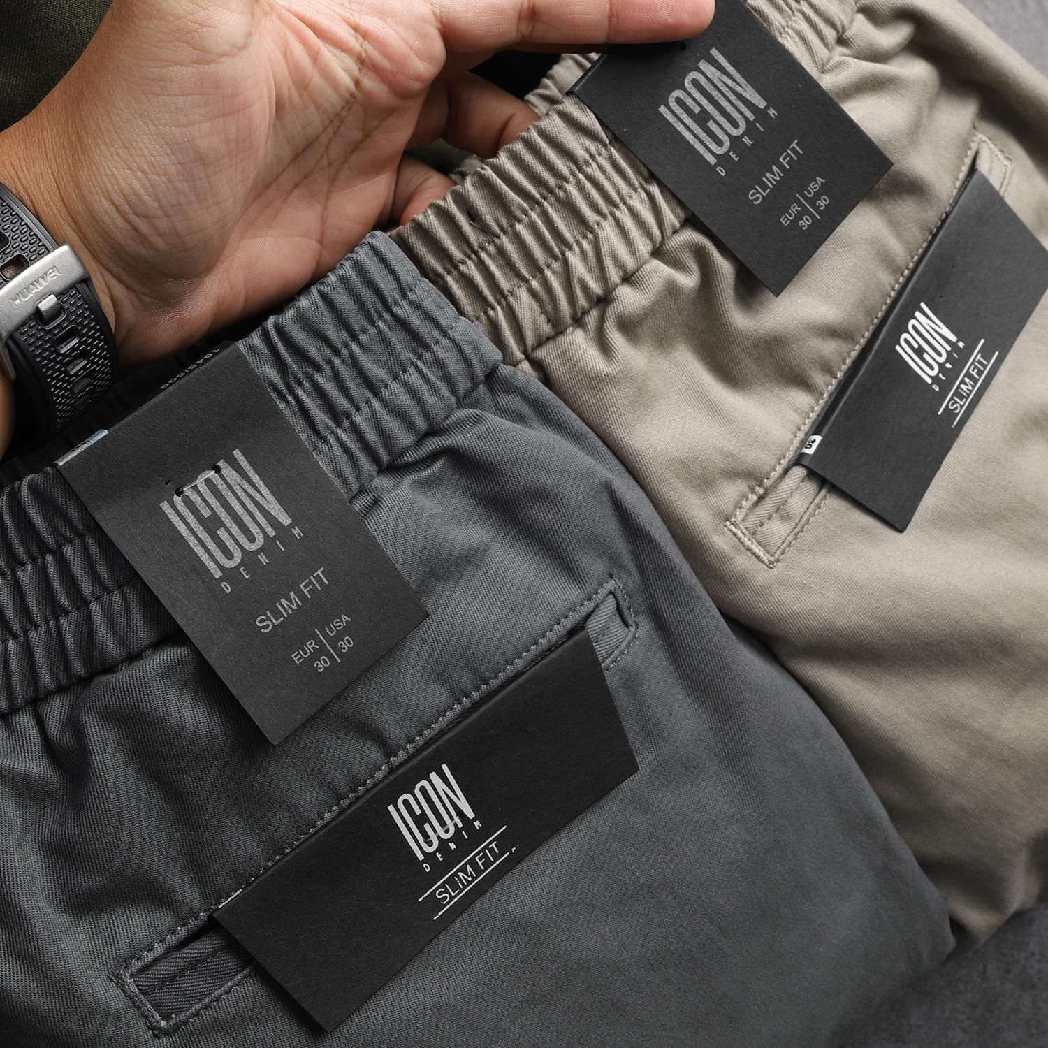 Quần kaki ICON DENIM slim fit