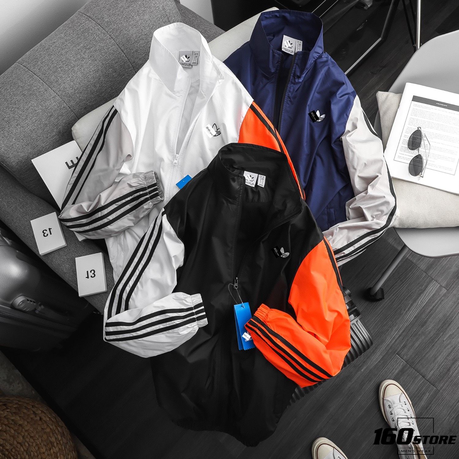 ÁO KHOÁC ORIGINALS TREFOIL 3-STRIPE