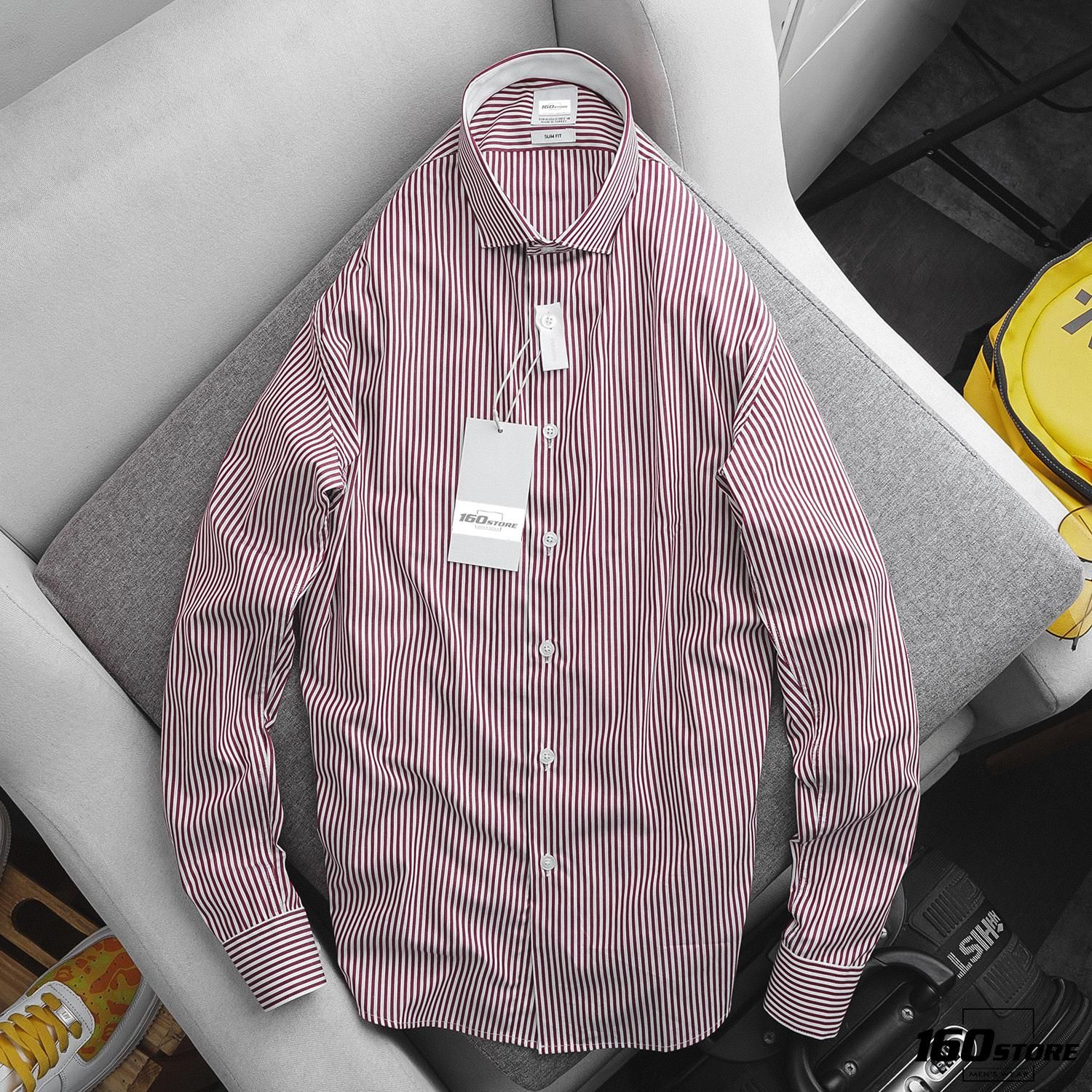 Áo sơmi kẻ sọc ZRA Slim fit