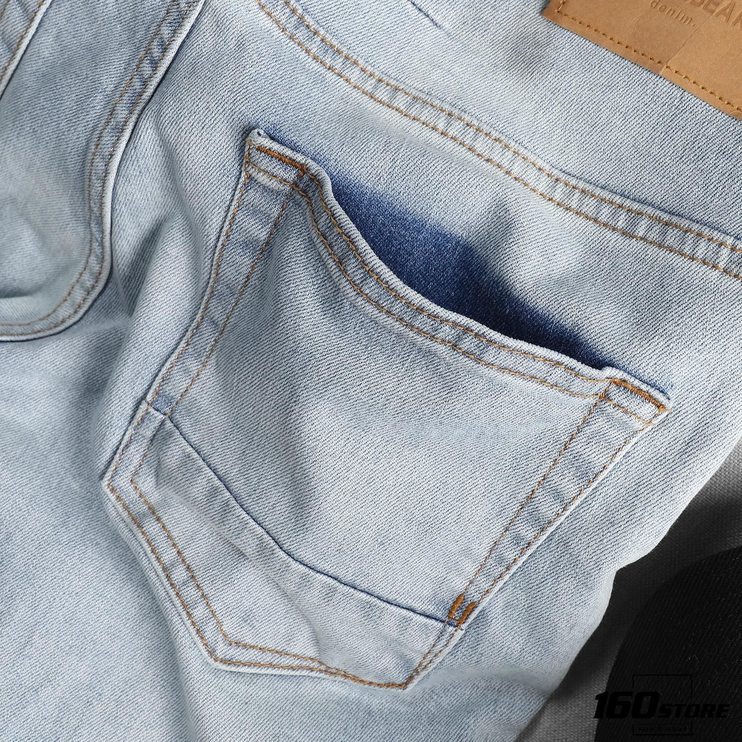 Quần jean P.B light blue ripped