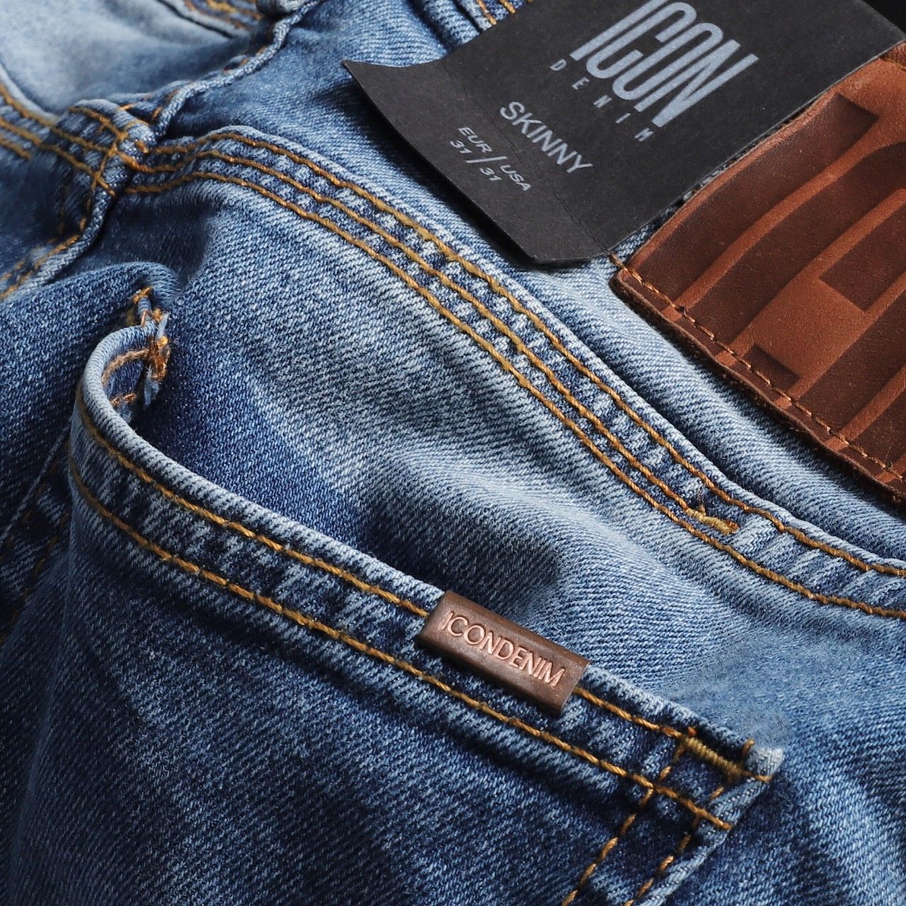 Quần jean ICON DENIM blue skinny