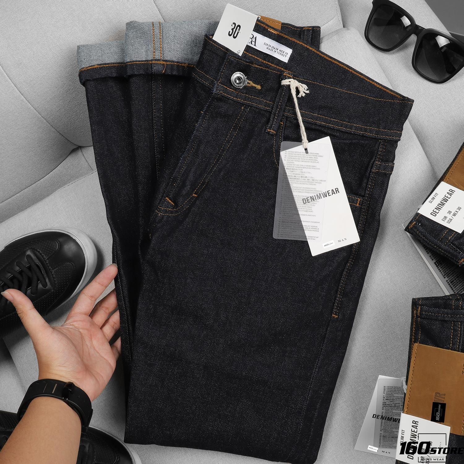 Quần jean ZRA dark blue slim fit
