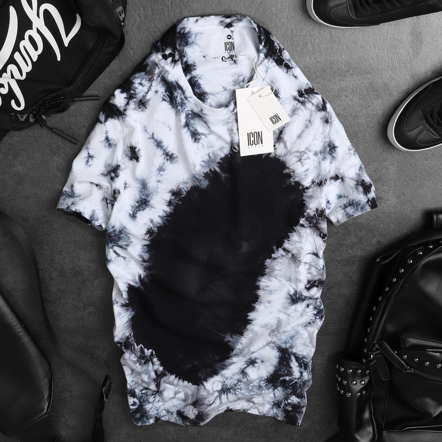 Áo thun ICON DENIM wash