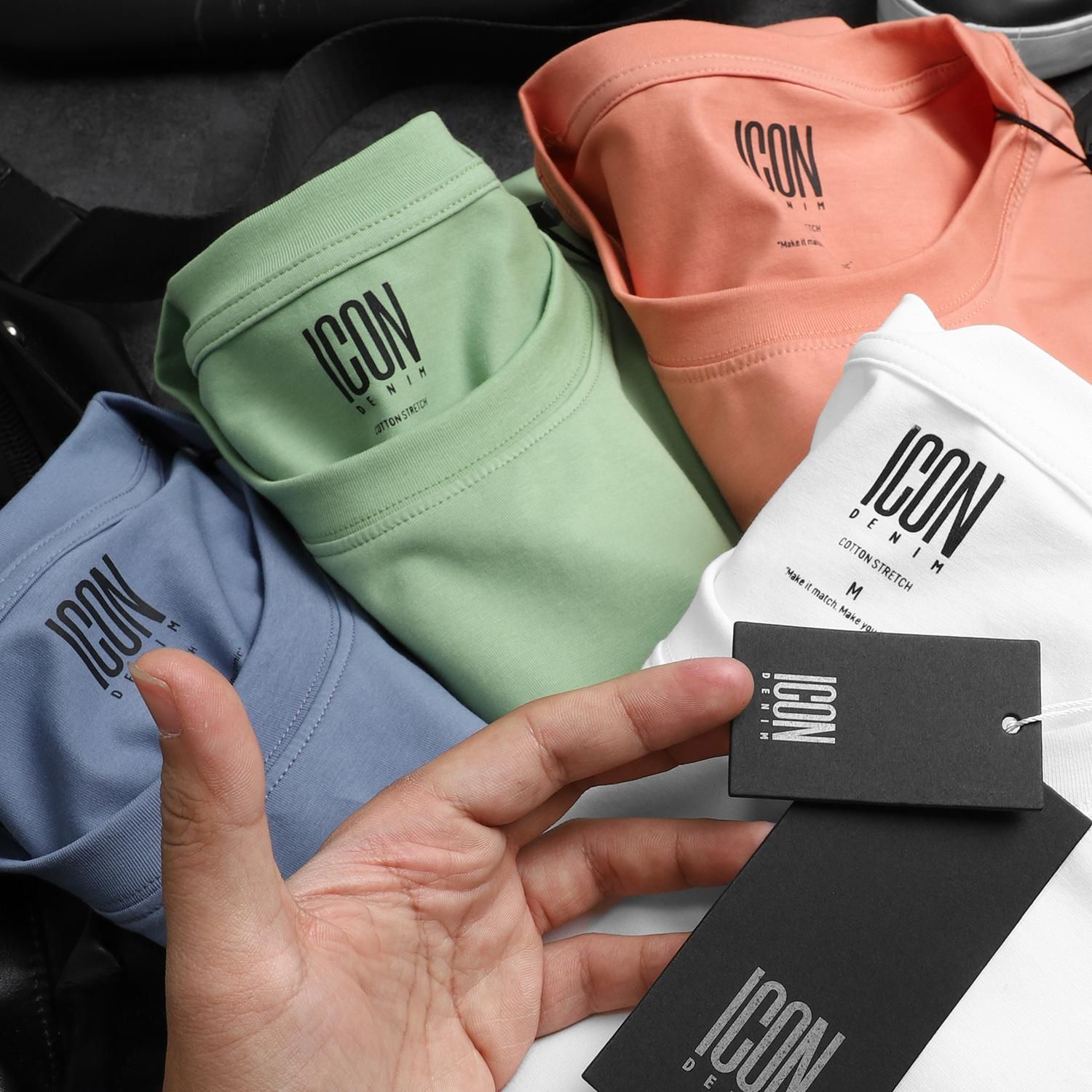 Áo thun ICON DENIM basic fw19