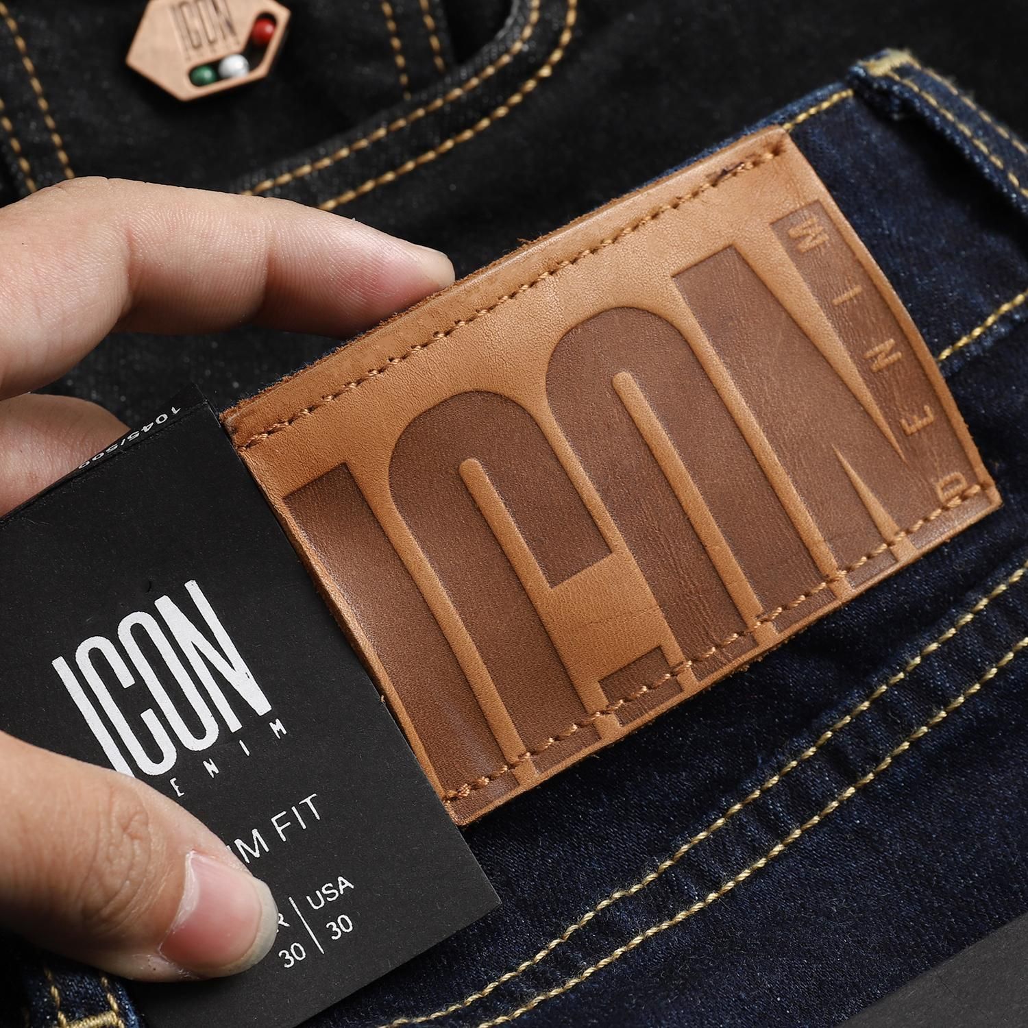 Quần jean ICON DENIM indigo black