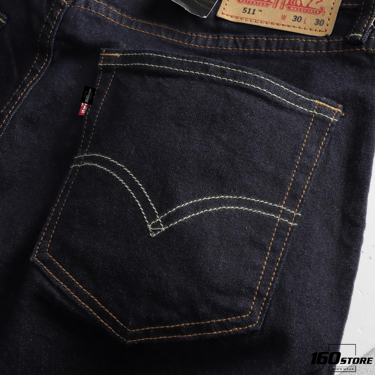 Quần Jean LVIS slim indigo