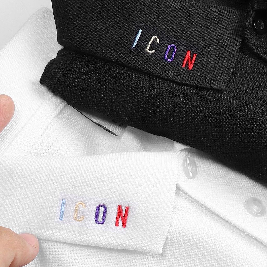 Áo polo ICON DENIM w neck logo