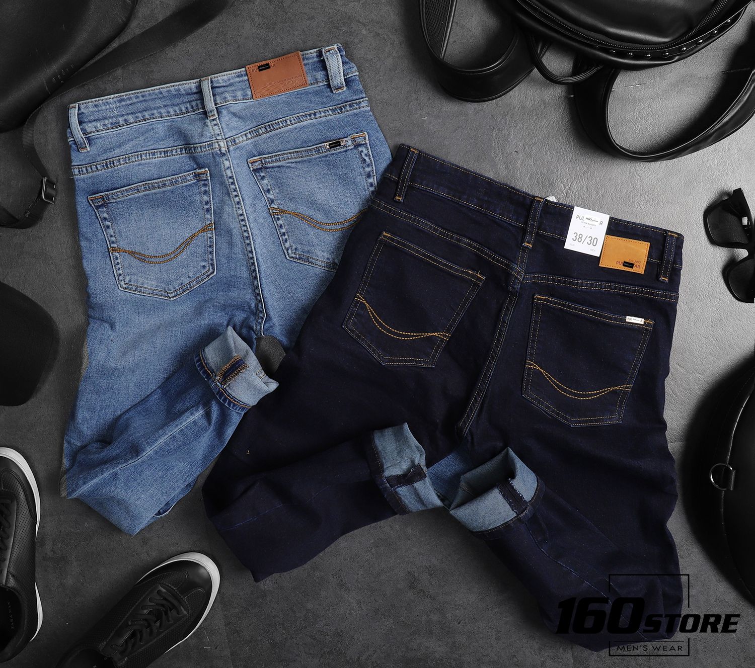 Quần jean P.B indigo skinny