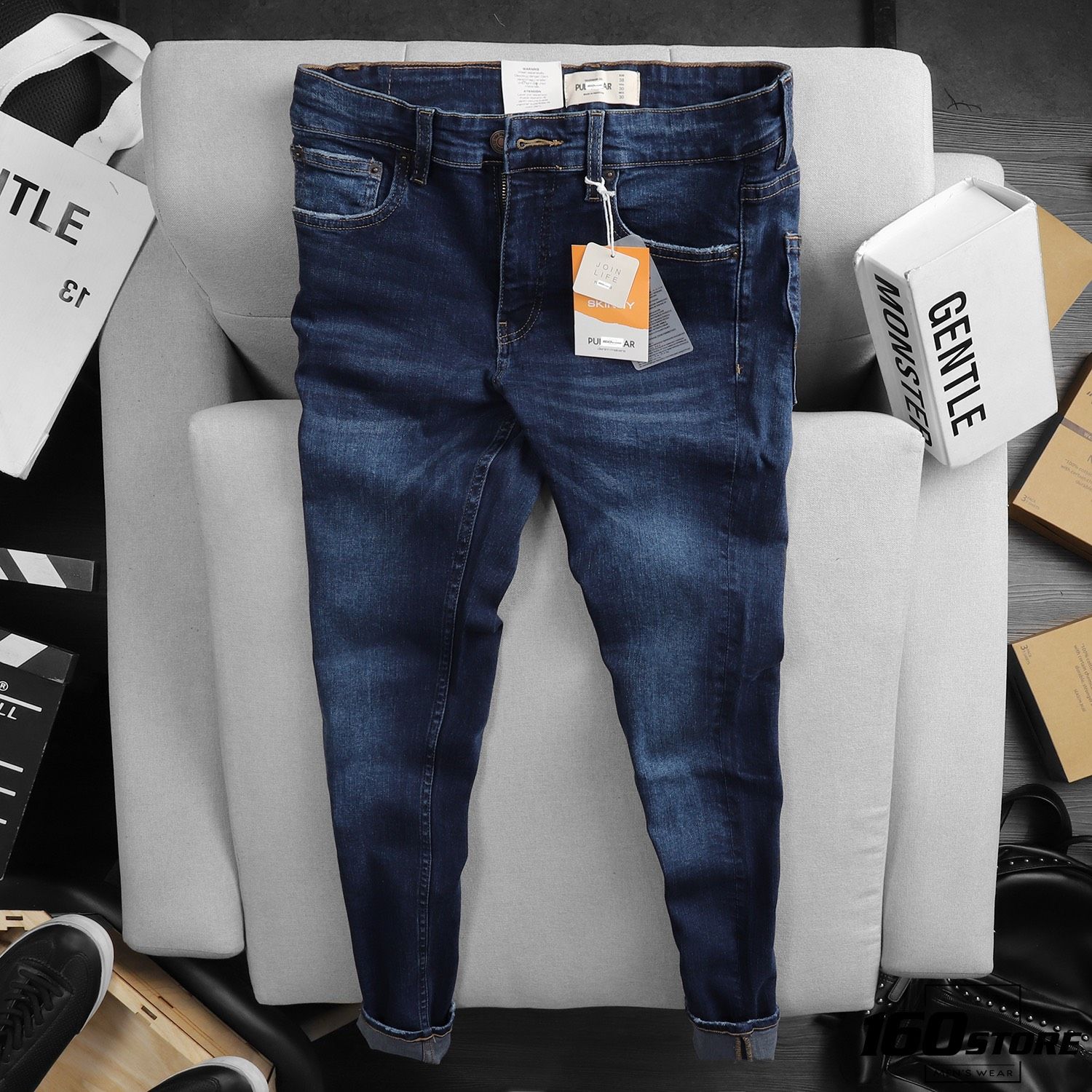 Quần Jean P.B Dark Blue Skinny