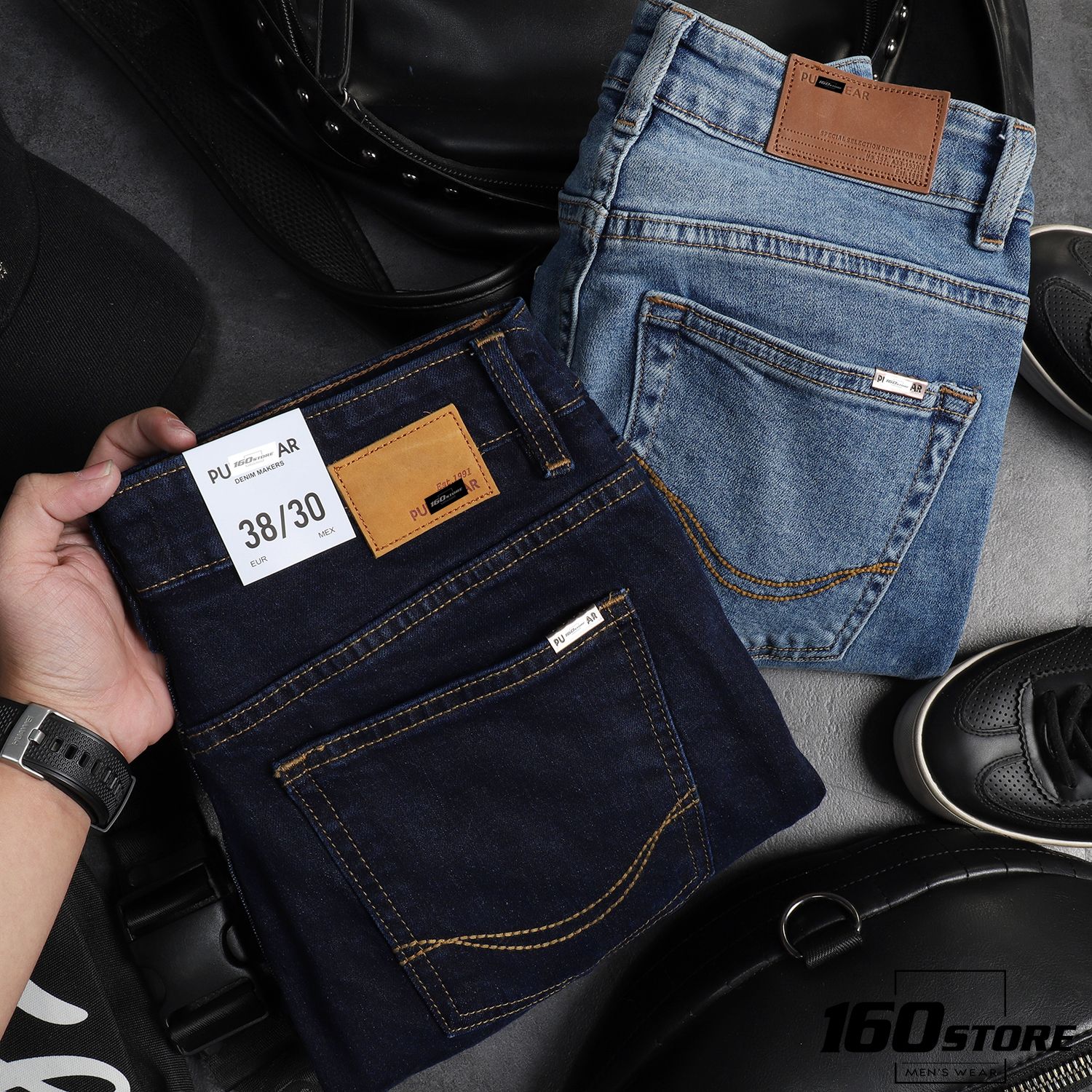 Quần jean P.B indigo skinny