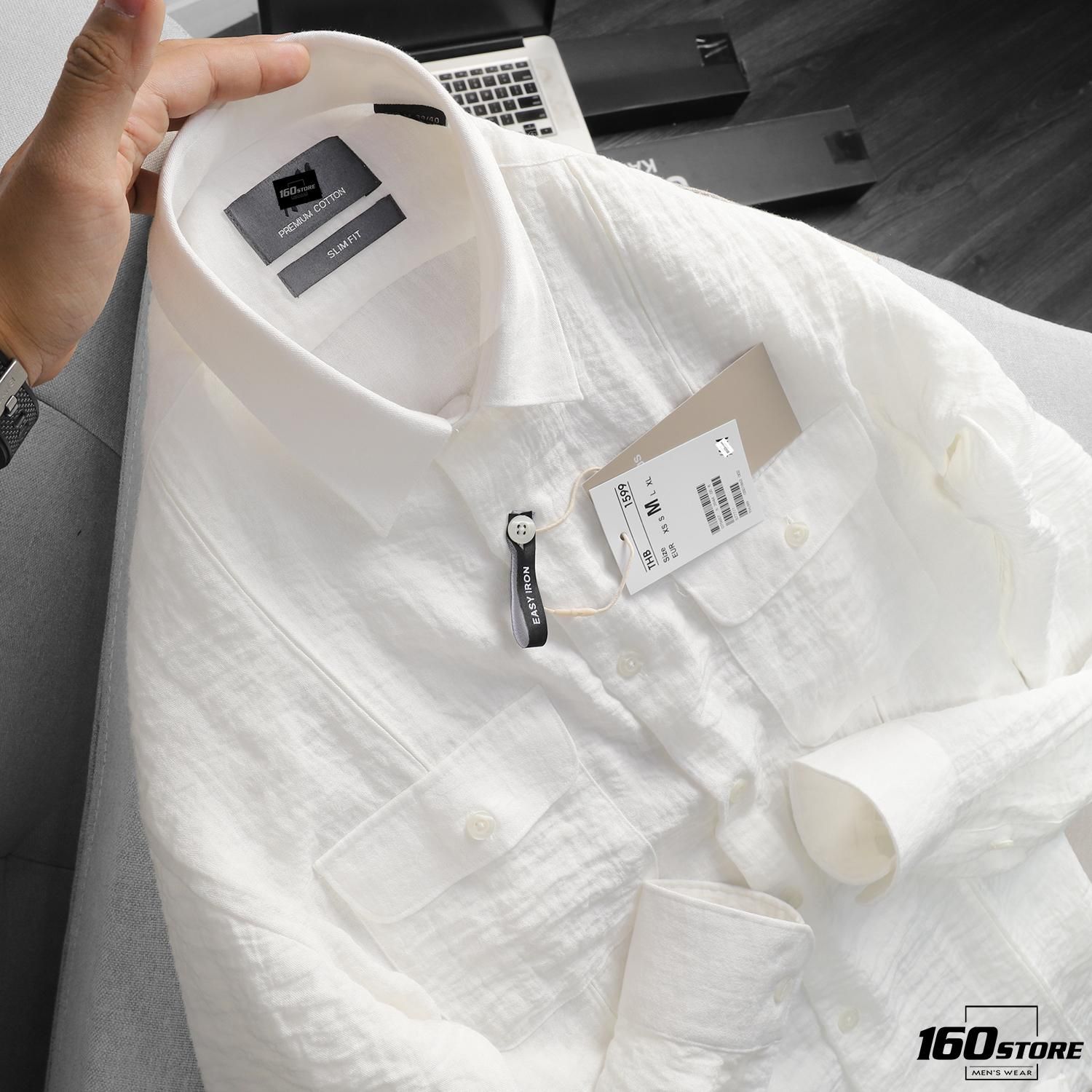 Áo sơmi H.M Linen túi hộp