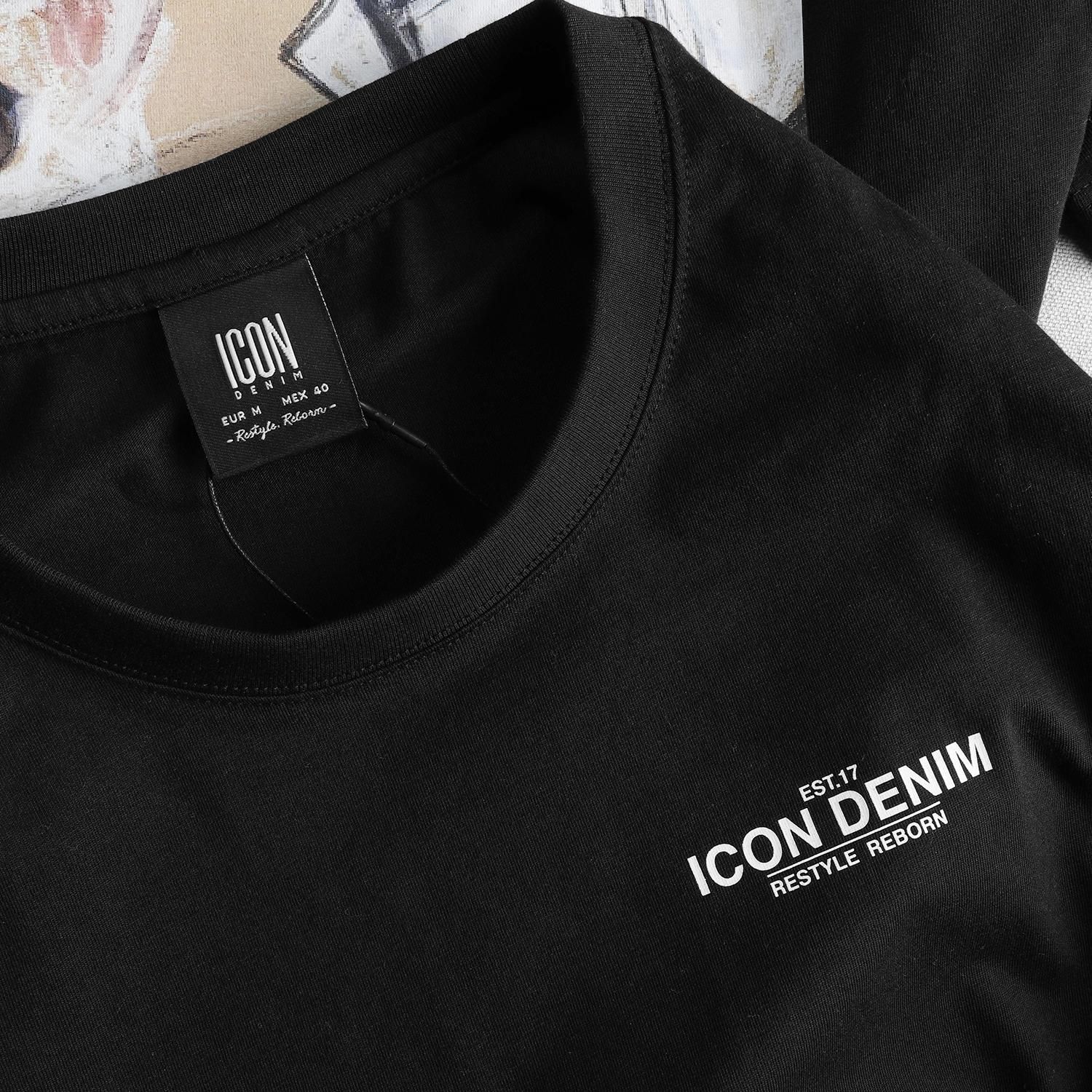 Áo thun ICON DENIM printed
