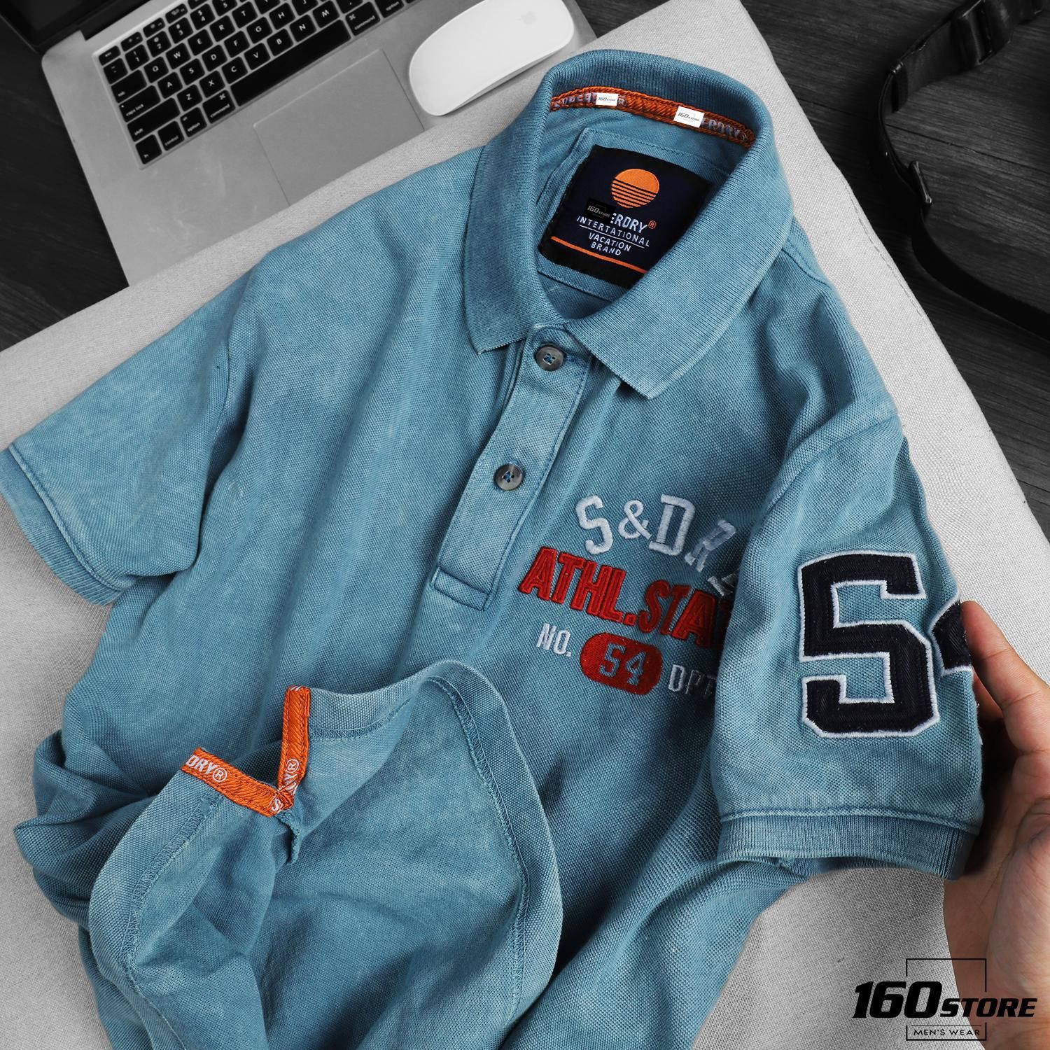 ÁO POLO S.D DESTROYED WASH