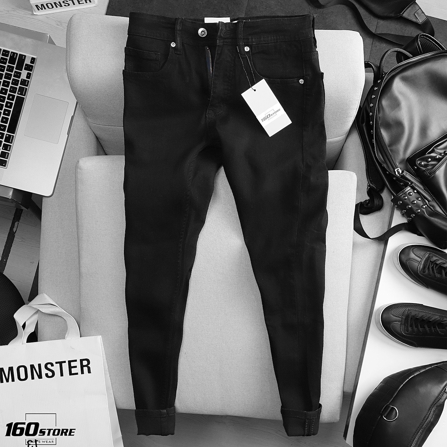 Quần Jean ZRA đen Skinny