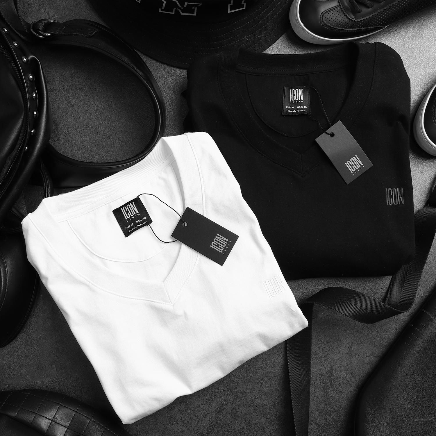 Áo thun ICON DENIM basic V-neck