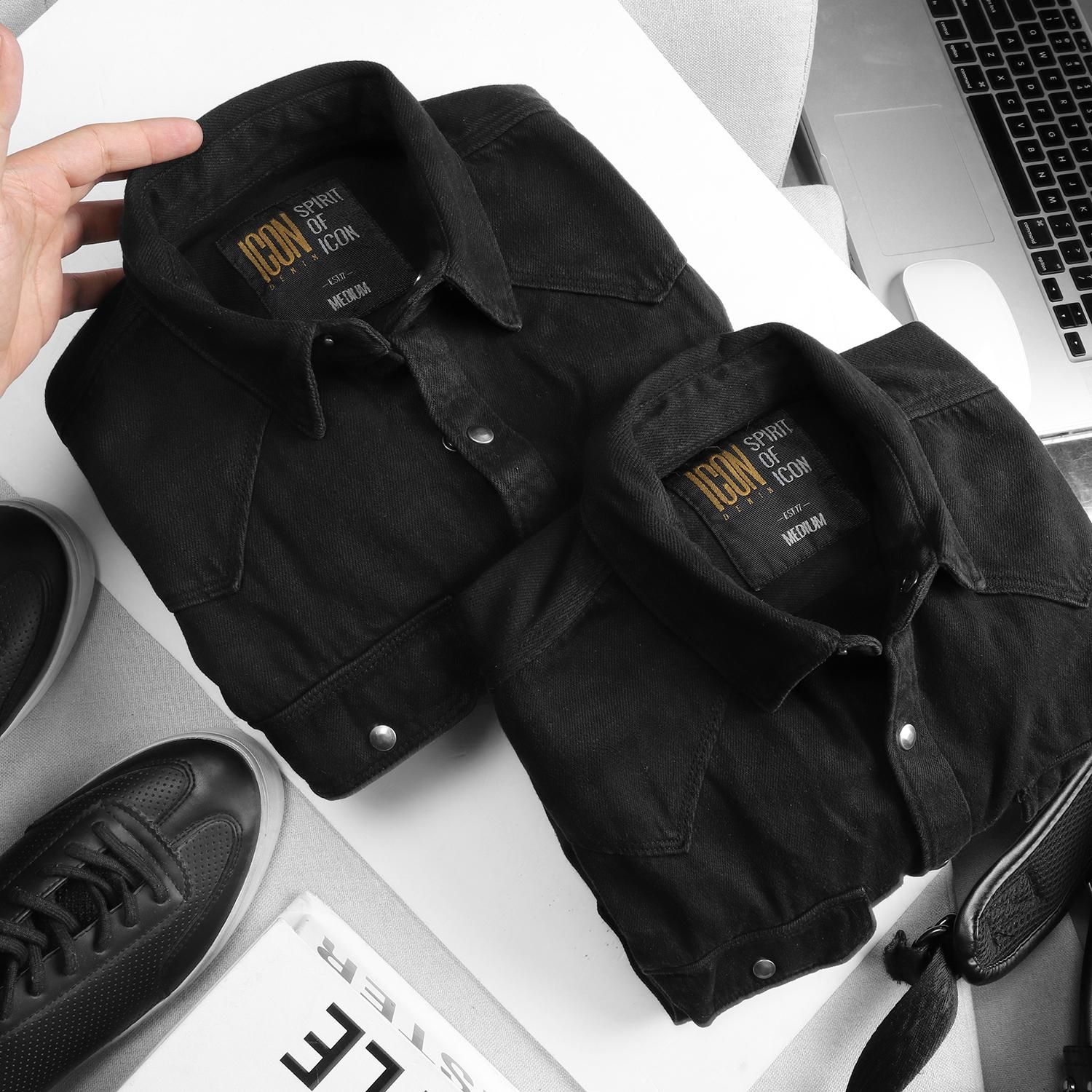 Áo sơmi jean ICON DENIM