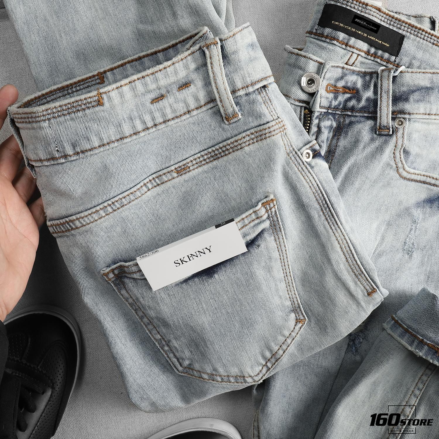 Quần jean ZRA ripped skinny