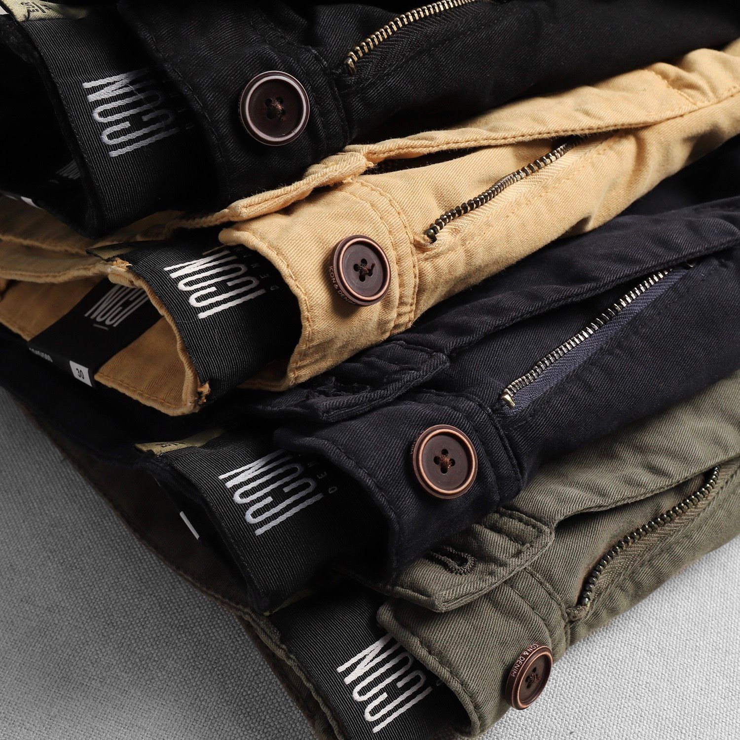 Quần short ICON DENIM túi hộp ss20
