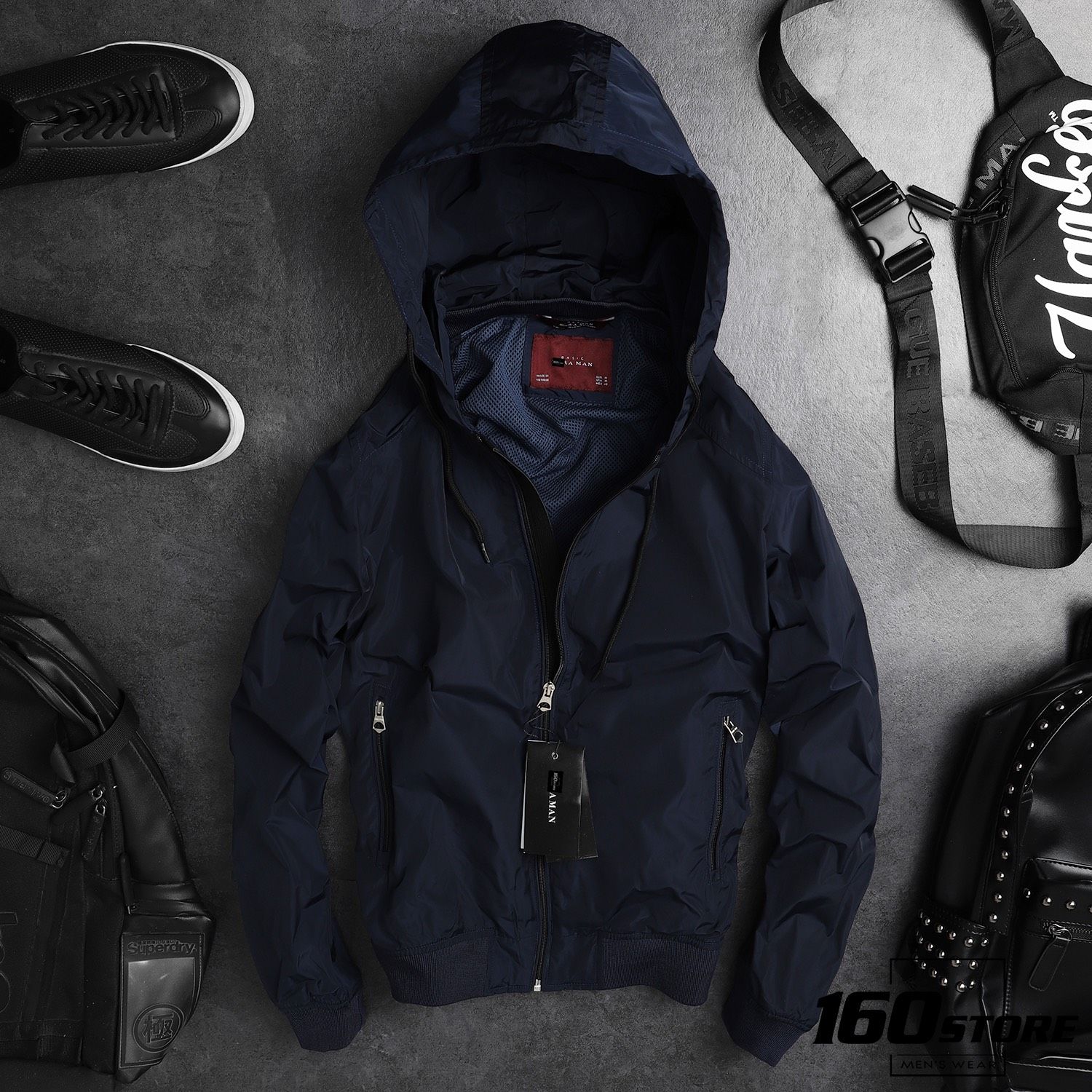 Áo khoác ZRA basic hooded