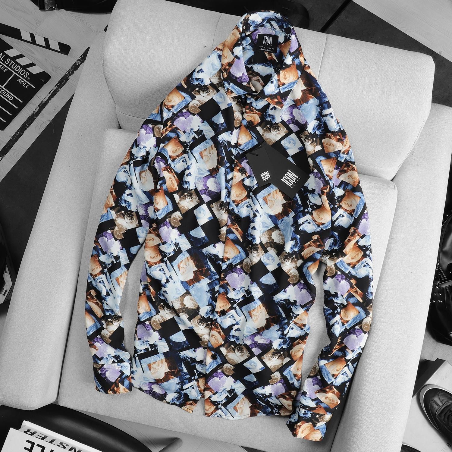 Áo sơmi ICON DENIM abstract