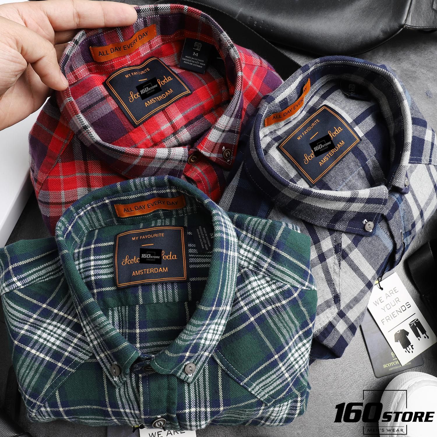 Áo sơmi S.S0DA flannel