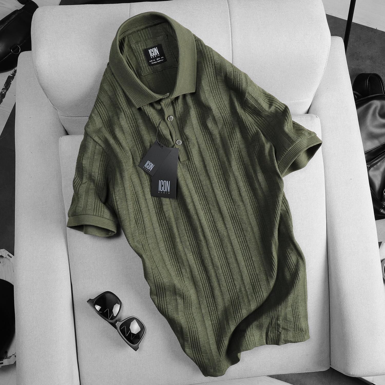 Áo polo ICON DENIM basic wooled