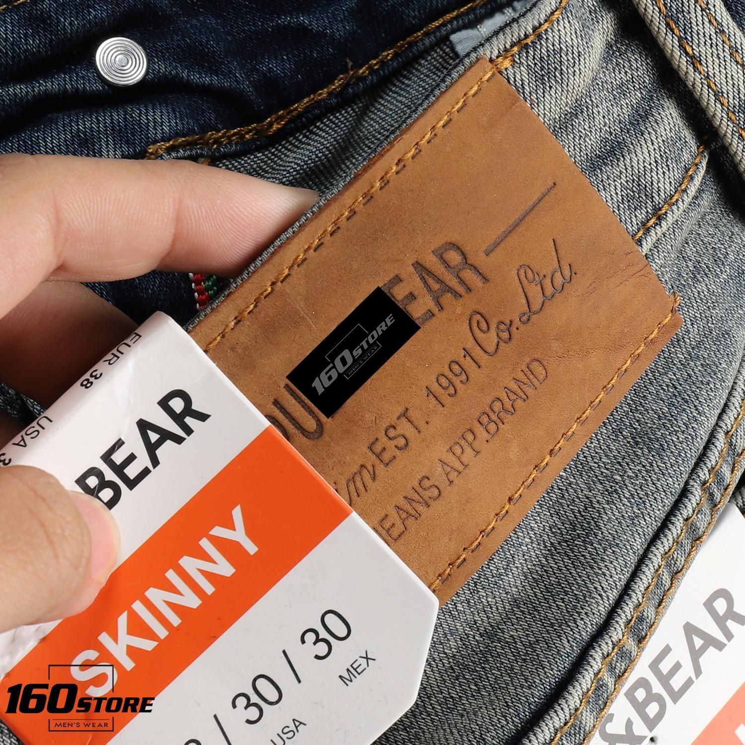 Quần short jean P.B blue