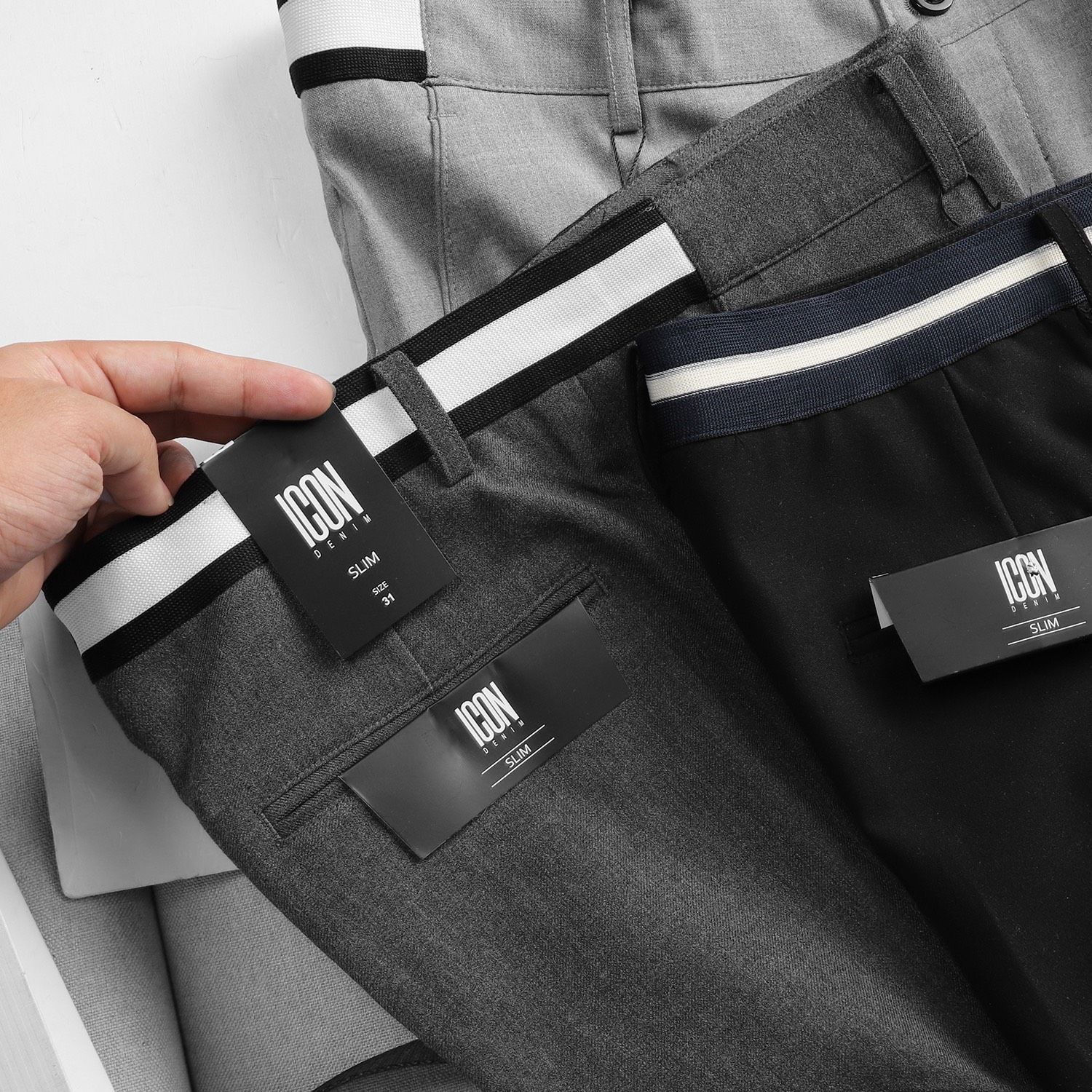 Quần tây ICON DENIM slim