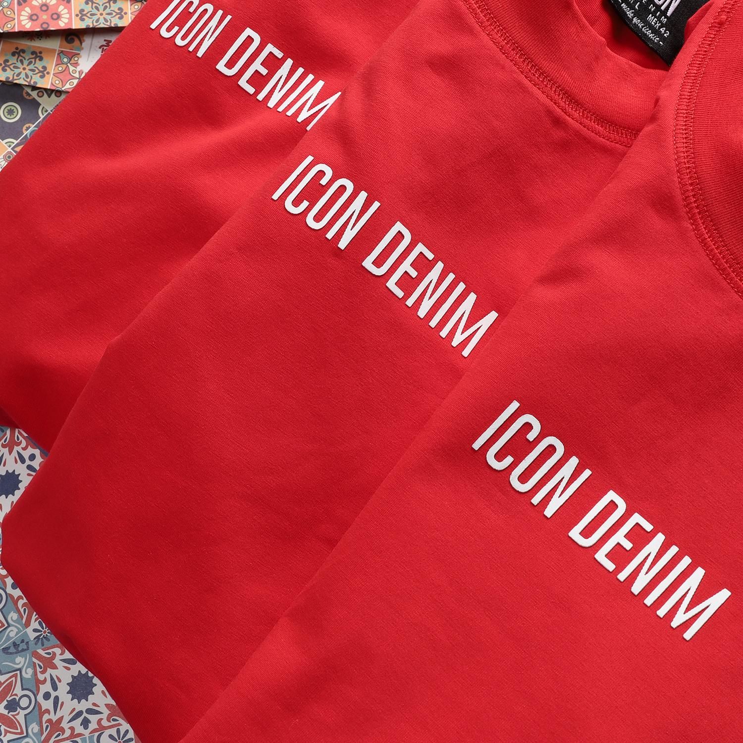 Áo thun ICON DENIM w logo