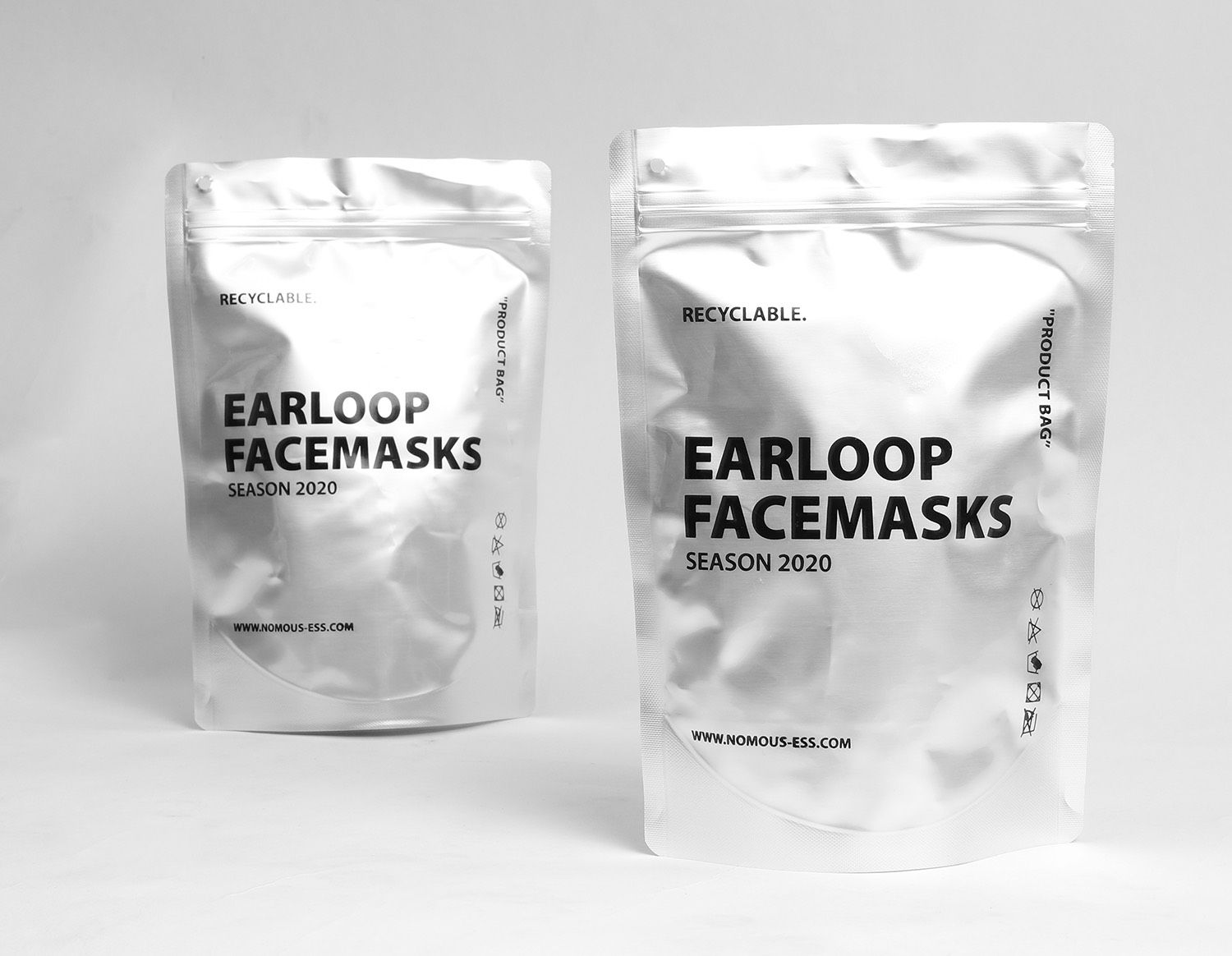 Khẩu trang NOMOUS ESSENTIALS (set 3c)