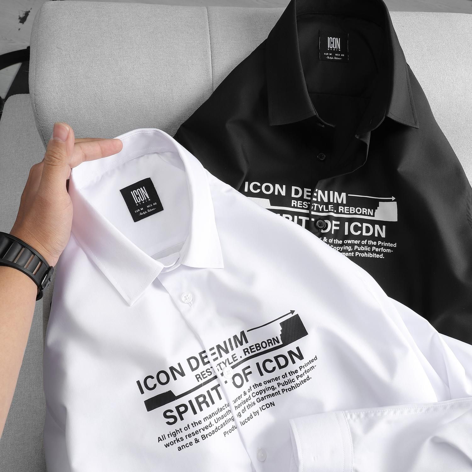 Áo sơmi ICON DENIM Spirit of ICDN