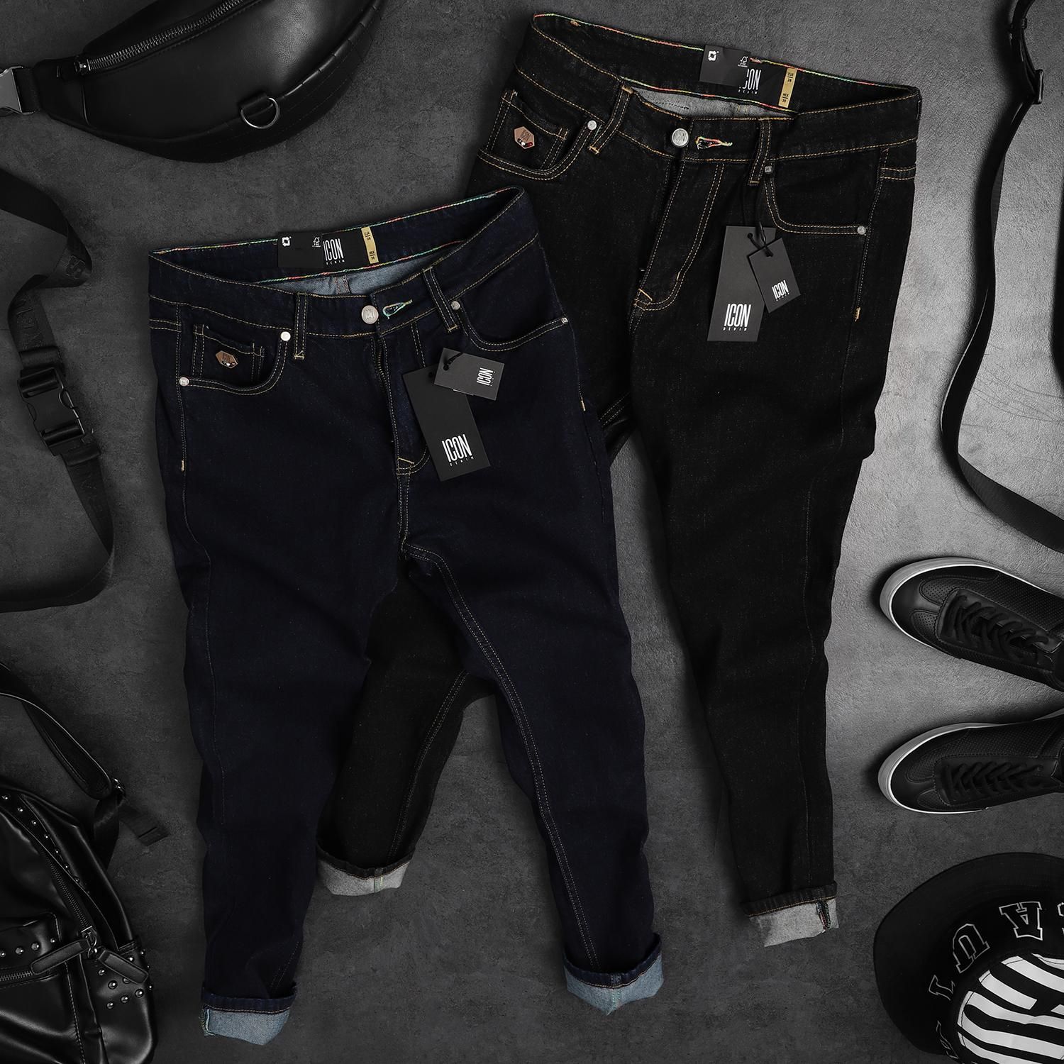 Quần jean ICON DENIM indigo black