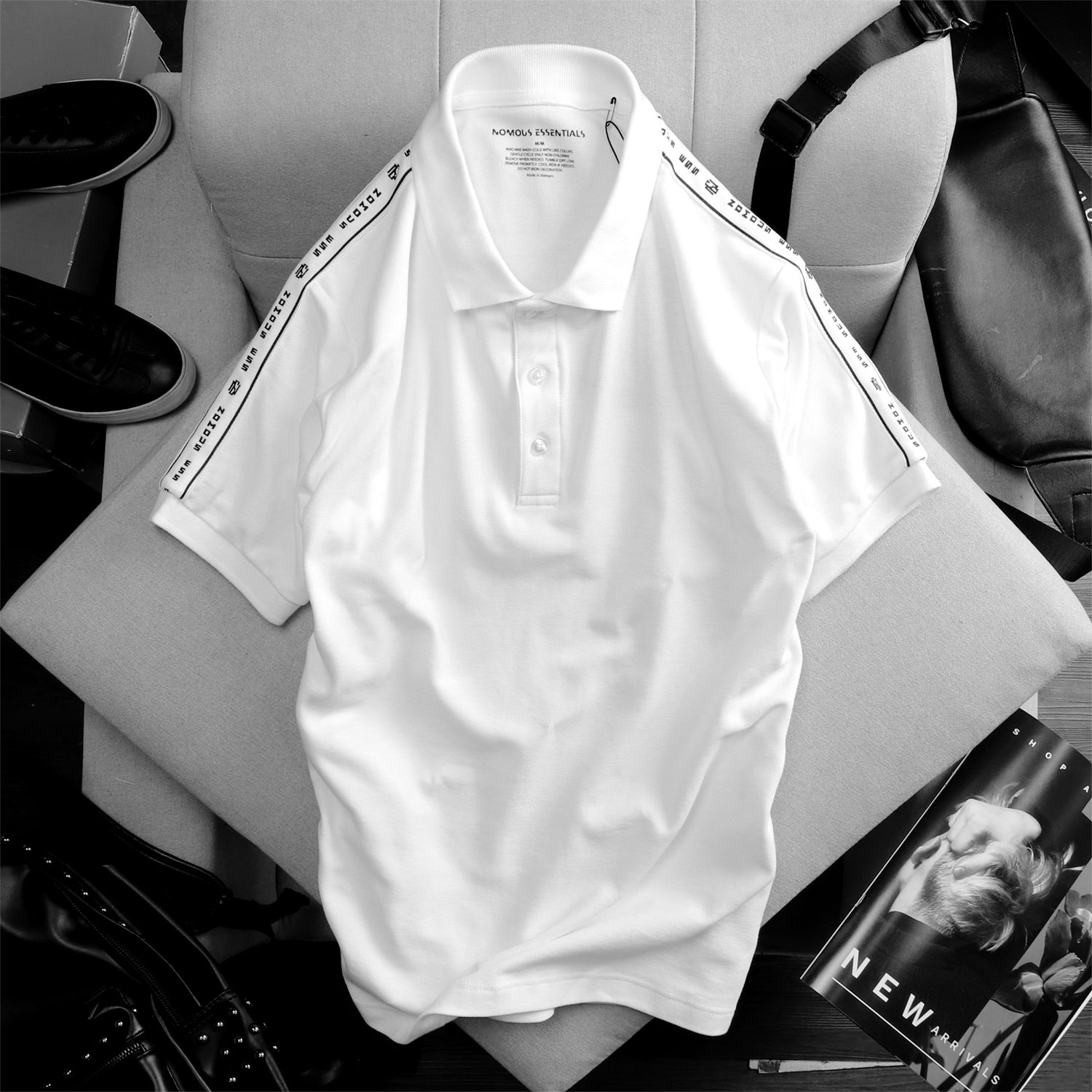Áo polo Nomous Essentials stripes