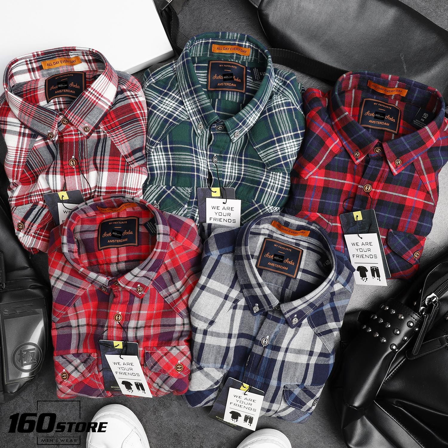 Áo sơmi S.S0DA flannel
