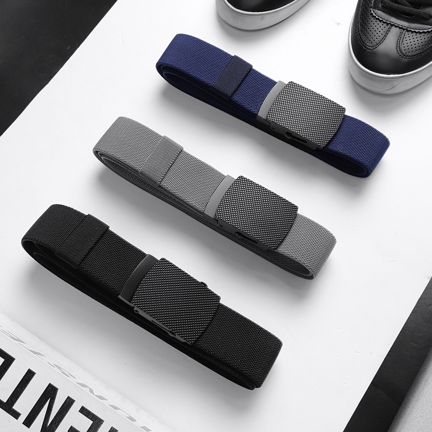 Thắt lưng ICON DENIM Buckle Webbing Belt
