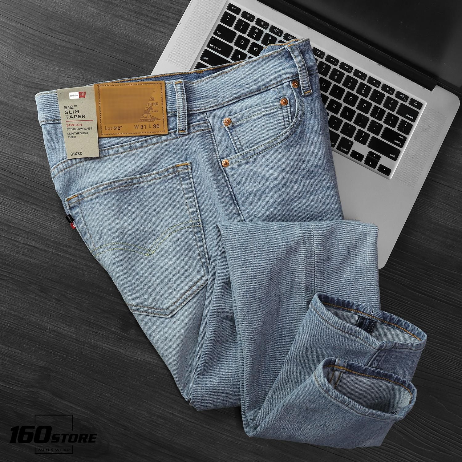 Quần jean LVIS 512 slim taper